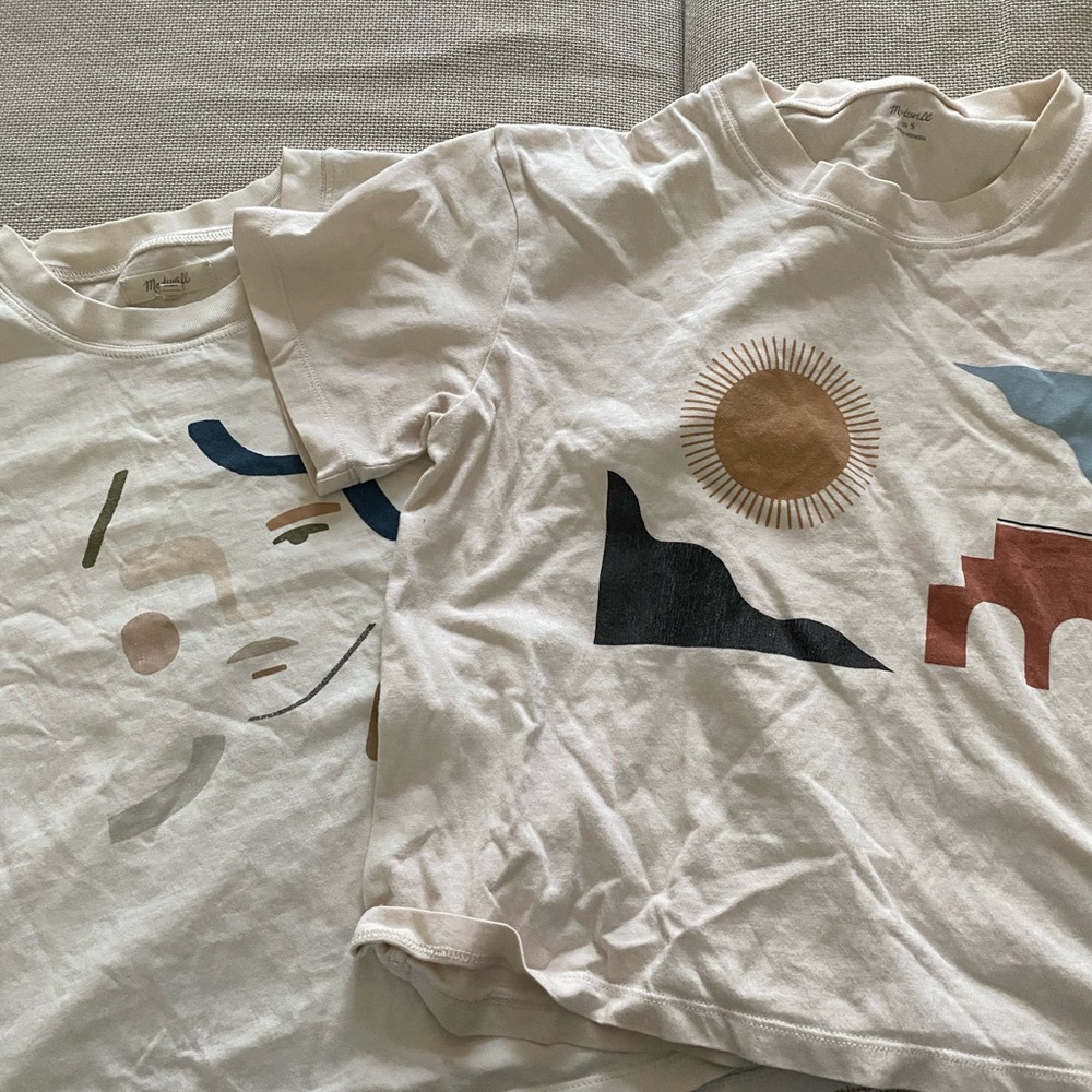 Two Madewell Graphic Tees!